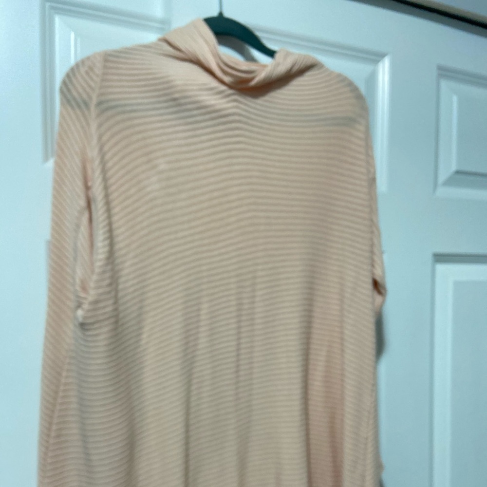 Free people pink open back sweater